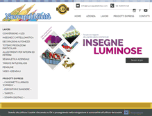 Tablet Screenshot of nuovapubblicita.com